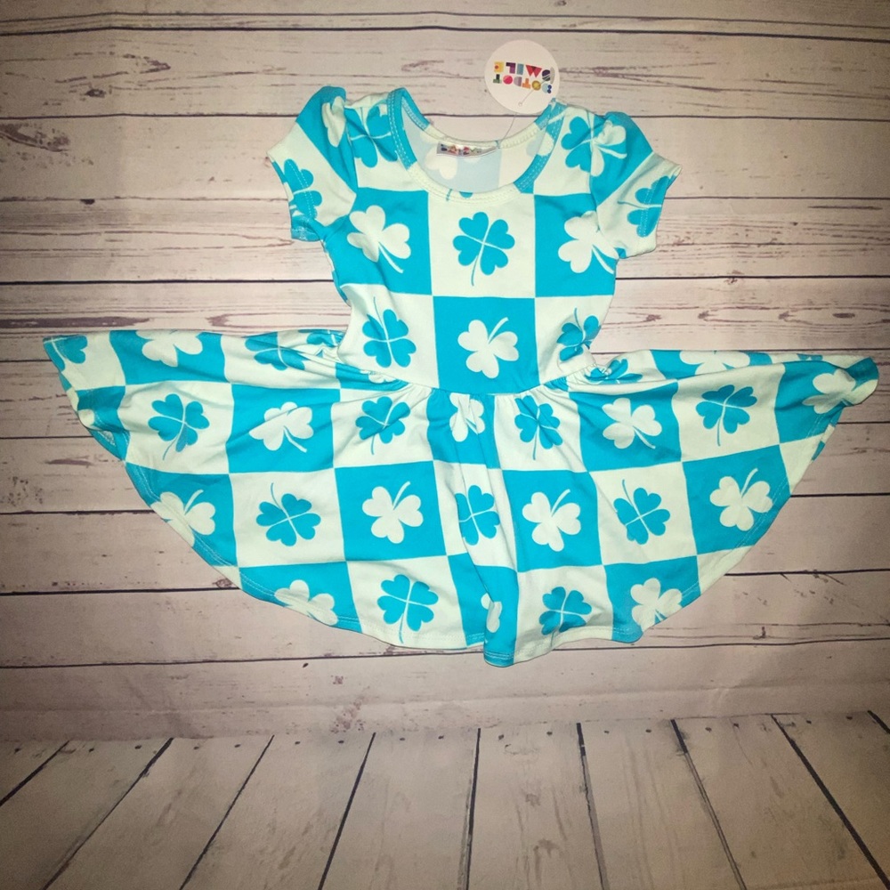 DotDotSmile shamrock cap dress